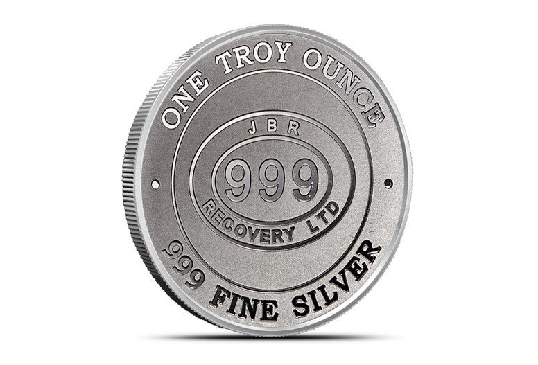 1 OZ .999 Fine Silver Round Coin